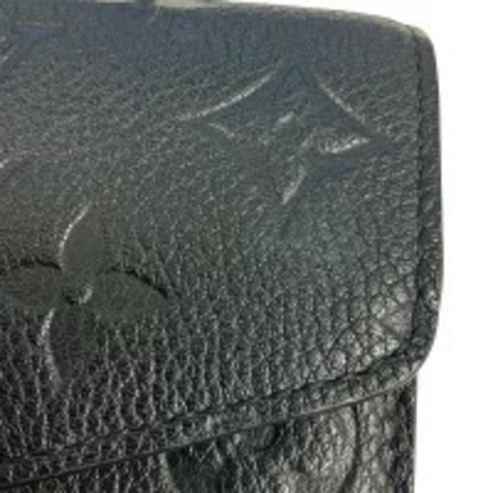 LOUIS VUITTON Monogram Empreinte Portefeuille Sarah Long Wallet Black Noir - Picture 5 of 8